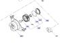 Galet d'accouplement pompe DEPHI DFP6 9109-952